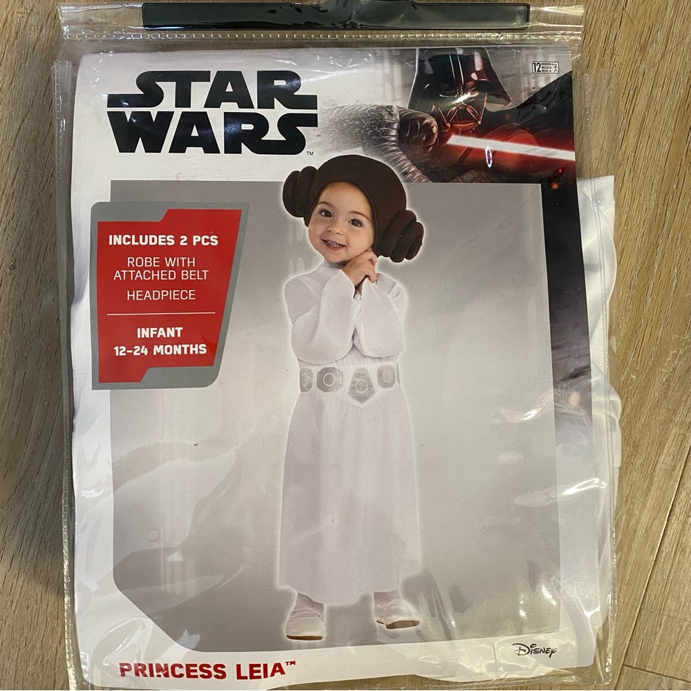 Princess Leia costume 12-24 months